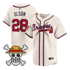 Matt Olson Jersey #28 Atlanta Braves One Piece Premier Stitched by My Store