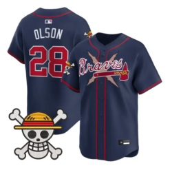 Matt Olson Jersey #28 Atlanta Braves One Piece Premier Stitched by My Store