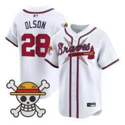 Matt Olson Jersey #28 Atlanta Braves One Piece Premier Stitched by My Store