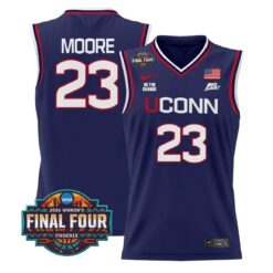 Maya Moore Jersey #23 UConn Huskies 2026 Final Four Stitched Navy by My store basketball