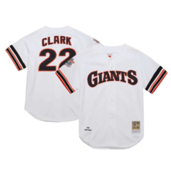 Mitchell & Ness San Francisco Giants Will Clark San Francisco Giants Jersey - All Stitched by My Store