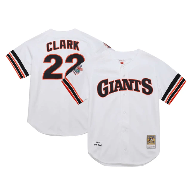 Mitchell & Ness San Francisco Giants Will Clark San Francisco Giants Jersey - All Stitched by My Store