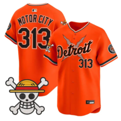 Motor City Jersey #313 Detroit Tigers One Piece Premier Stitched by My Store
