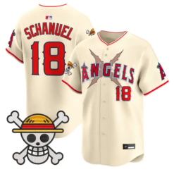 Nolan Schanuel Jersey #18 Los Angeles Angels One Piece Premier Stitched by My Store