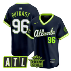OutKast Jersey #96 Atlanta Braves 2026 City Connect Outkast Stitched by My Store