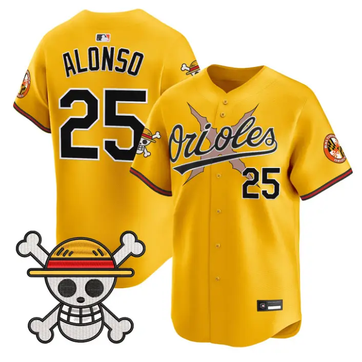 Pete Alonso Jersey #25 Baltimore Orioles One Piece Premier Stitched by My Store