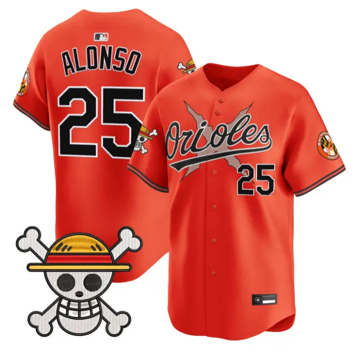 Pete Alonso Jersey #25 Baltimore Orioles One Piece Premier Stitched by My Store
