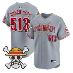 Queen City Jersey #513 Cincinnati Reds One Piece Vapor Premier Stitched by My Store