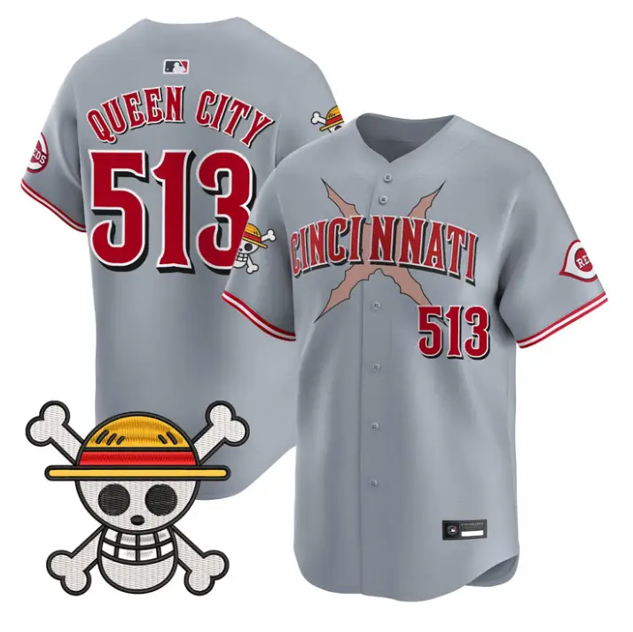 Queen City Jersey #513 Cincinnati Reds One Piece Vapor Premier Stitched by My Store
