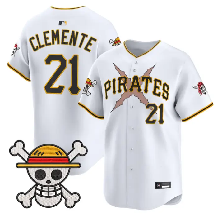 Roberto Clemente Jersey #21 Pittsburgh Pirates One Piece Premier Stitched by My Store