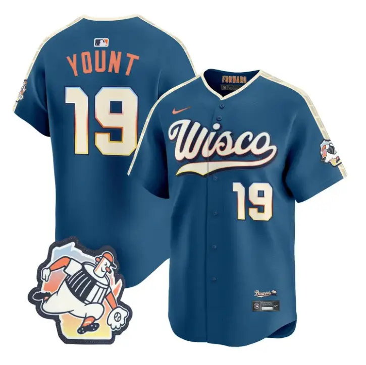 Robin Yount Jersey #19 Milwaukee Brewers 2026 City Connect Premier Stitched by My Store