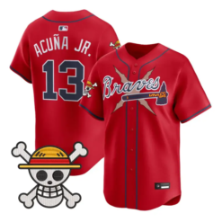 Ronald Acuna Jr Jersey #13 Atlanta Braves One Piece Premier Stitched by My Store