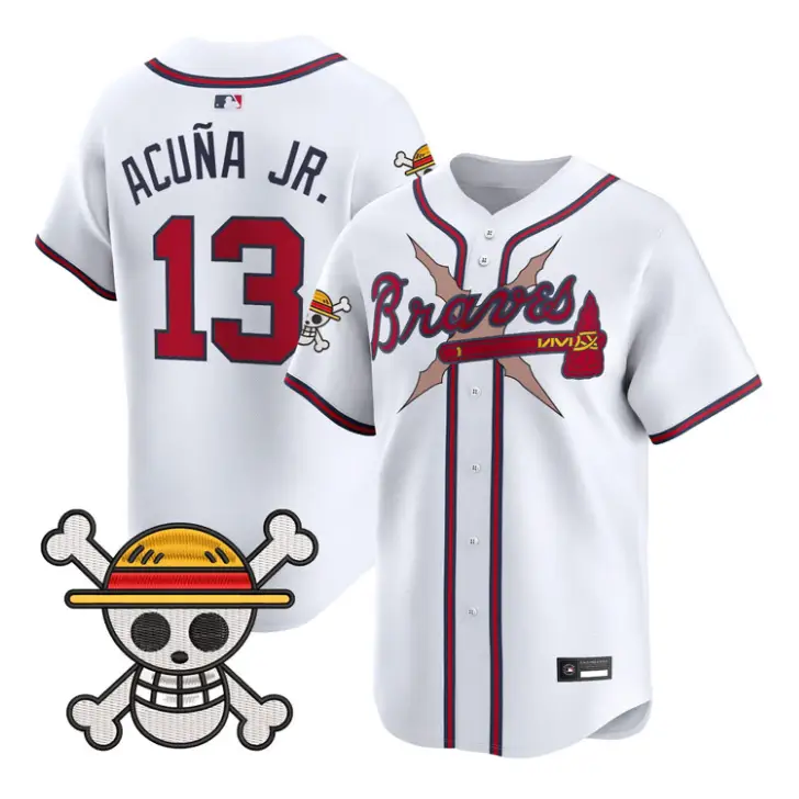 Ronald Acuna Jr Jersey #13 Atlanta Braves One Piece Premier Stitched by My Store