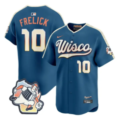 Sal Frelick Jersey #10 Milwaukee Brewers 2026 City Connect Premier Stitched by My Store
