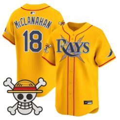 Shane McClanahan Jersey #18 Tampa Bay Rays One Piece Premier Stitched by My Store