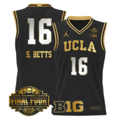 Sienna Betts Jersey #16 UCLA Bruins 2026 Final Four Patch Stitched by My store basketball