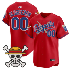 Sluggerrr Jersey #00 Kansas City Royals One Piece Premier Stitched by My Store