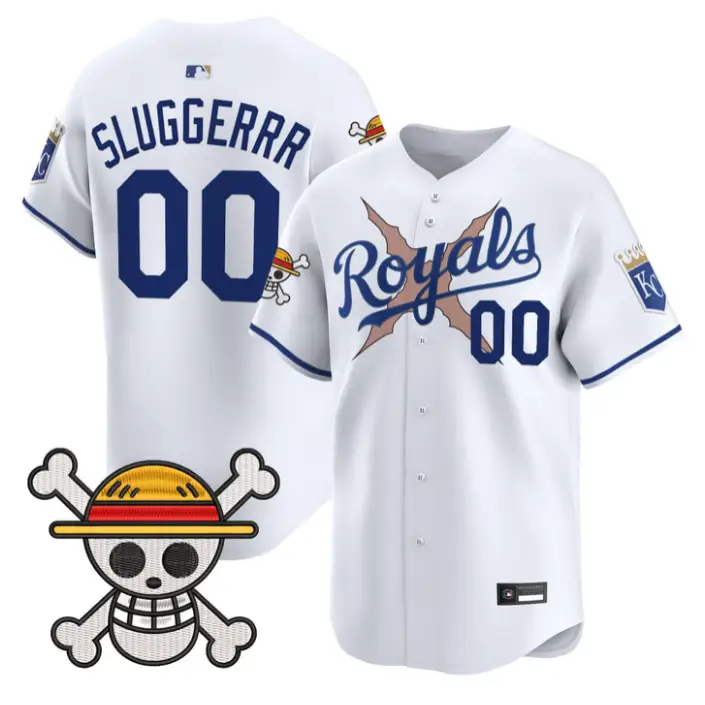 Sluggerrr Jersey #00 Kansas City Royals One Piece Premier Stitched by My Store
