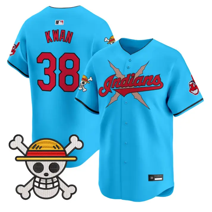 Steven Kwan Jersey #38 Cleveland Indians One Piece Premier Stitched by My Store