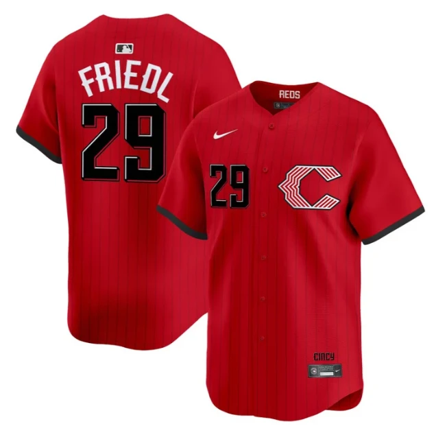 TJ Friedl Jersey #29 Cincinnati Reds 2026 City Connect Vapor Premier Stitched by My Store