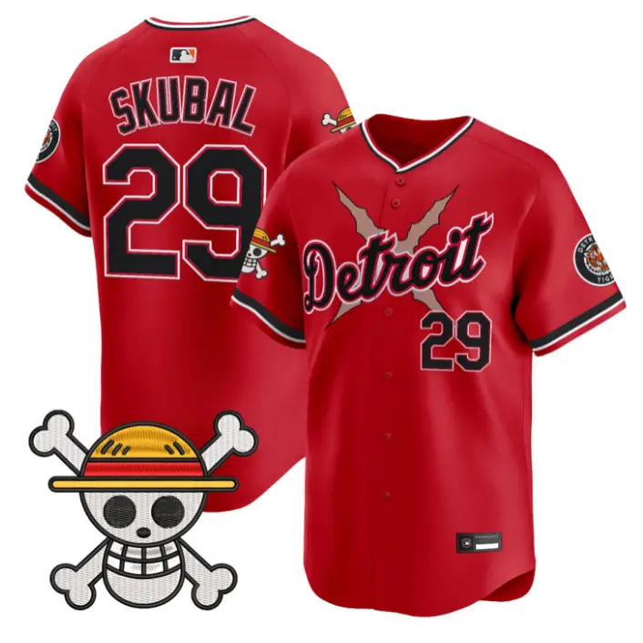 Tarik Skubal Jersey #29 Detroit Tigers One Piece Premier Stitched by My Store