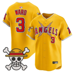 Taylor Ward Jersey #3 Los Angeles Angels One Piece Premier Stitched by My Store
