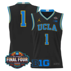 Team Jersey #1 UCLA Bruins 2026 Final Four Patch Basketball Stitched by My store basketball