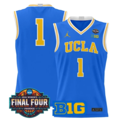Team Jersey #1 UCLA Bruins 2026 Final Four Patch Basketball Stitched by My store basketball