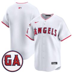 Team Jersey Blank Angels Garret Anderson Tribute Premier Stitched by My Store