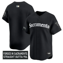Team Jersey Blank Athletics Sacramento Gothic Edition Stitched by My Store