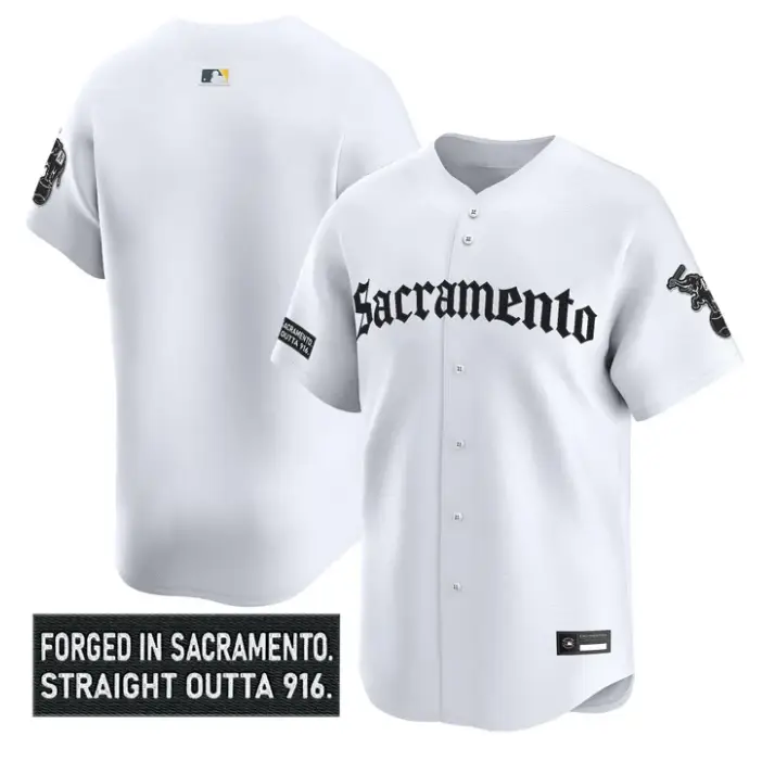 Team Jersey Blank Athletics Sacramento Gothic Edition Stitched by My Store