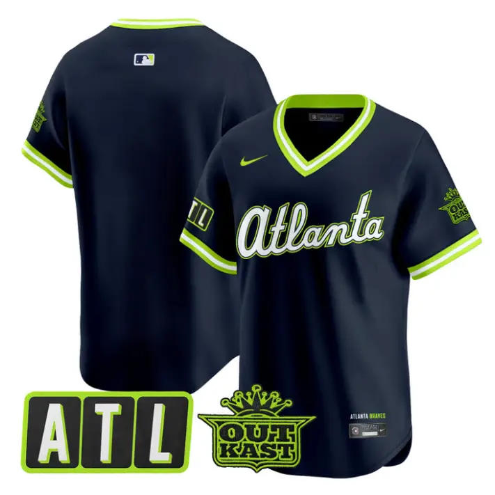 Team Jersey Blank Atlanta Braves 2026 City Connect Outkast Stitched by My Store