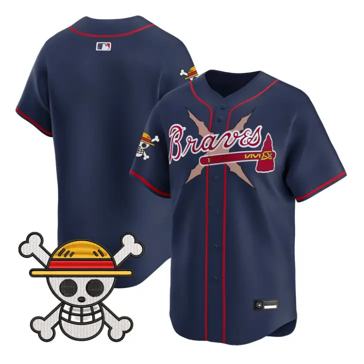 Team Jersey Blank Atlanta Braves One Piece Premier Limited Stitched by My Store