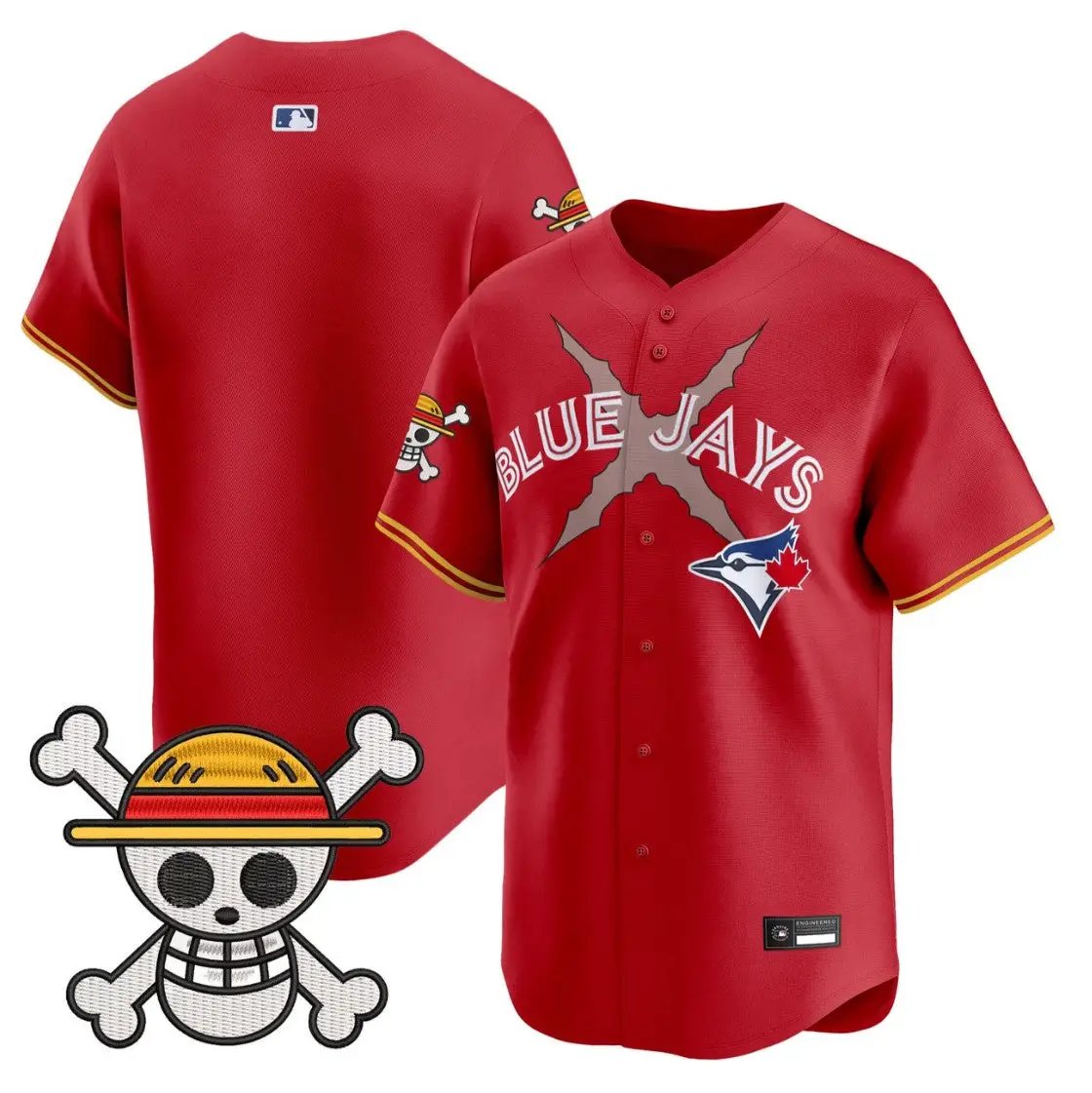 Team Jersey Blank Blue Jays One Piece Premier Limited Stitched by My Store