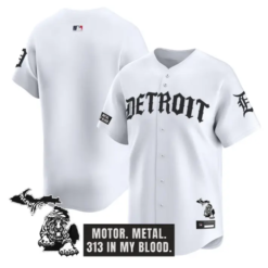 Team Jersey Blank Detroit Tigers Old English Edition Stitched by My Store