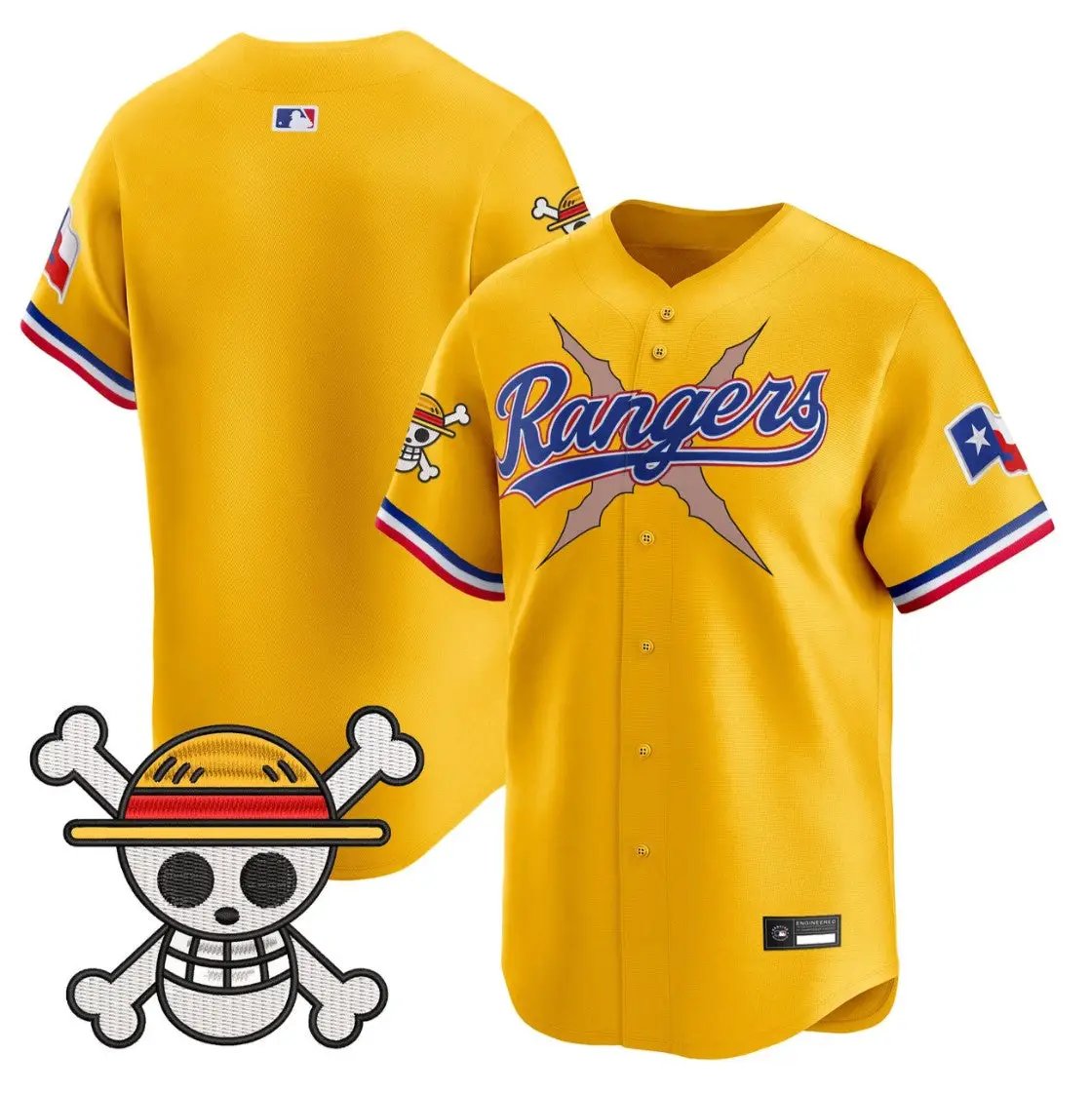 Team Jersey Blank Texas Rangers One Piece Premier Limited Stitched by My Store