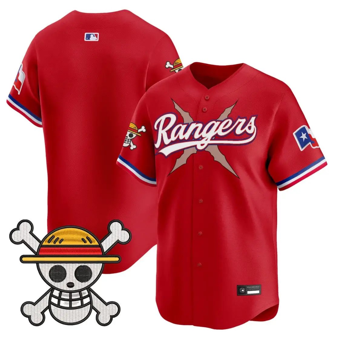 Team Jersey Blank Texas Rangers One Piece Premier Limited Stitched by My Store