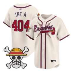 The A Jersey #404 Atlanta Braves One Piece Premier Limited Stitched by My Store