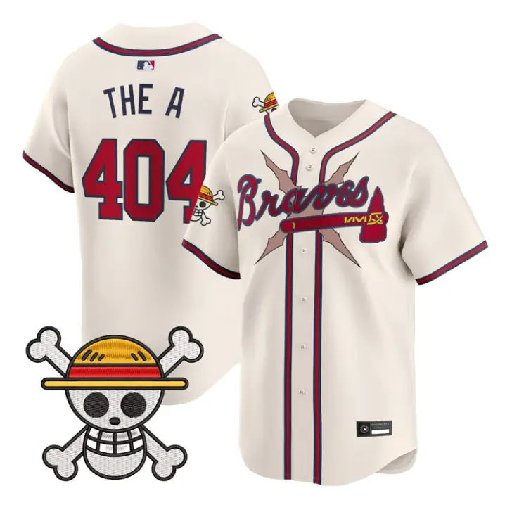 The A Jersey #404 Atlanta Braves One Piece Premier Limited Stitched by My Store