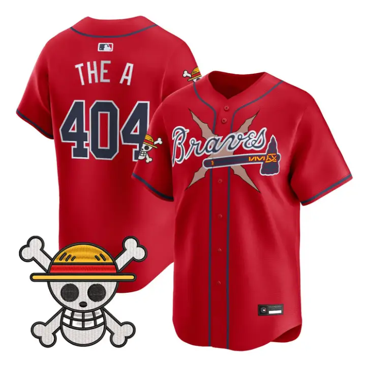 The A Jersey #404 Atlanta Braves One Piece Premier Limited Stitched by My Store