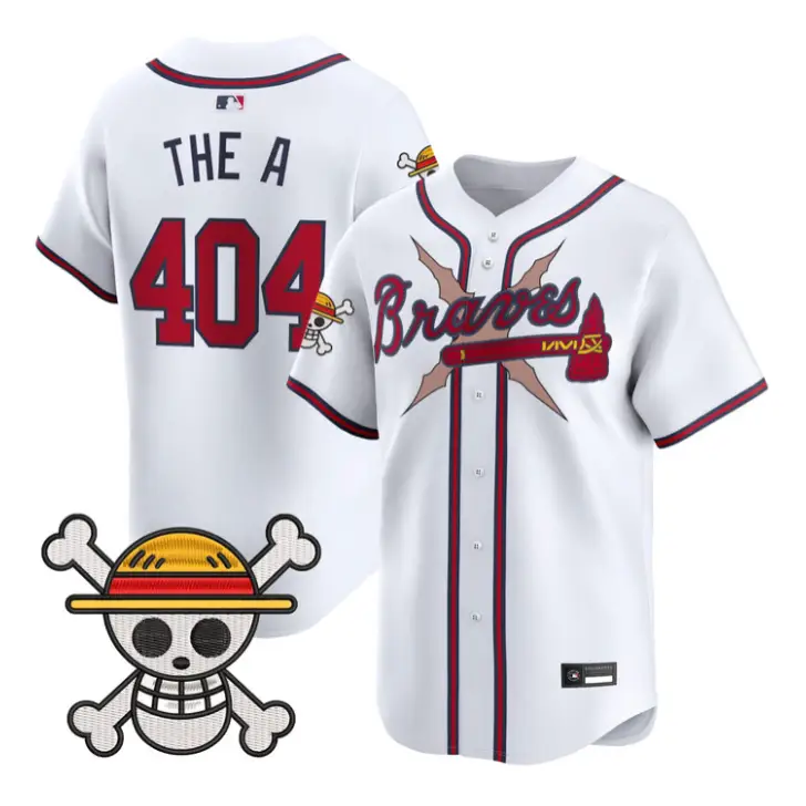 The A Jersey #404 Atlanta Braves One Piece Premier Limited Stitched by My Store