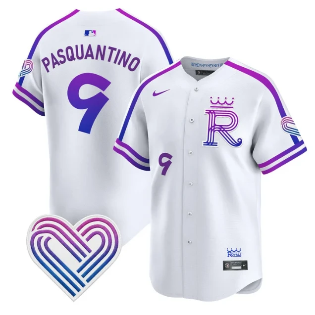 Vinnie Pasquantino Jersey 9 Kansas City Royals 2026 City Connect Premier Stitched by My Store