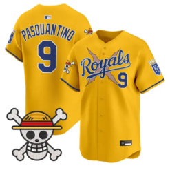 Vinnie Pasquantino Jersey #9 Kansas City Royals One Piece Premier Stitched by My Store