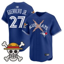 Vladimir Guerrero Jr Jersey #27 Blue Jays One Piece Premier Stitched by My Store