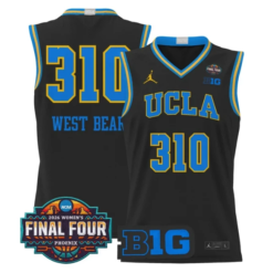 West Bear Jersey #310 UCLA Bruins 2026 Final Four Patch Stitched by My store basketball