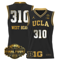West Bear Jersey #310 UCLA Bruins 2026 Final Four Patch Stitched by My store basketball