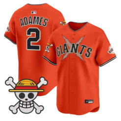 Willy Adames Jersey #2 San Francisco Giants One Piece Premier Stitched by My Store