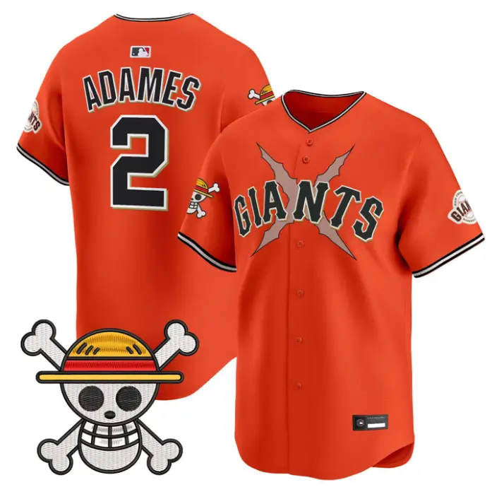 Willy Adames Jersey #2 San Francisco Giants One Piece Premier Stitched by My Store