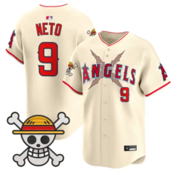 Zach Neto Jersey #9 Los Angeles Angels One Piece Premier Stitched by My Store