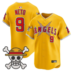 Zach Neto Jersey #9 Los Angeles Angels One Piece Premier Stitched by My Store